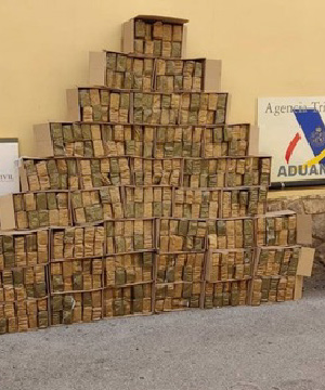 Golpe al tráfico de hachís a gran escala en el puerto de Sagunto